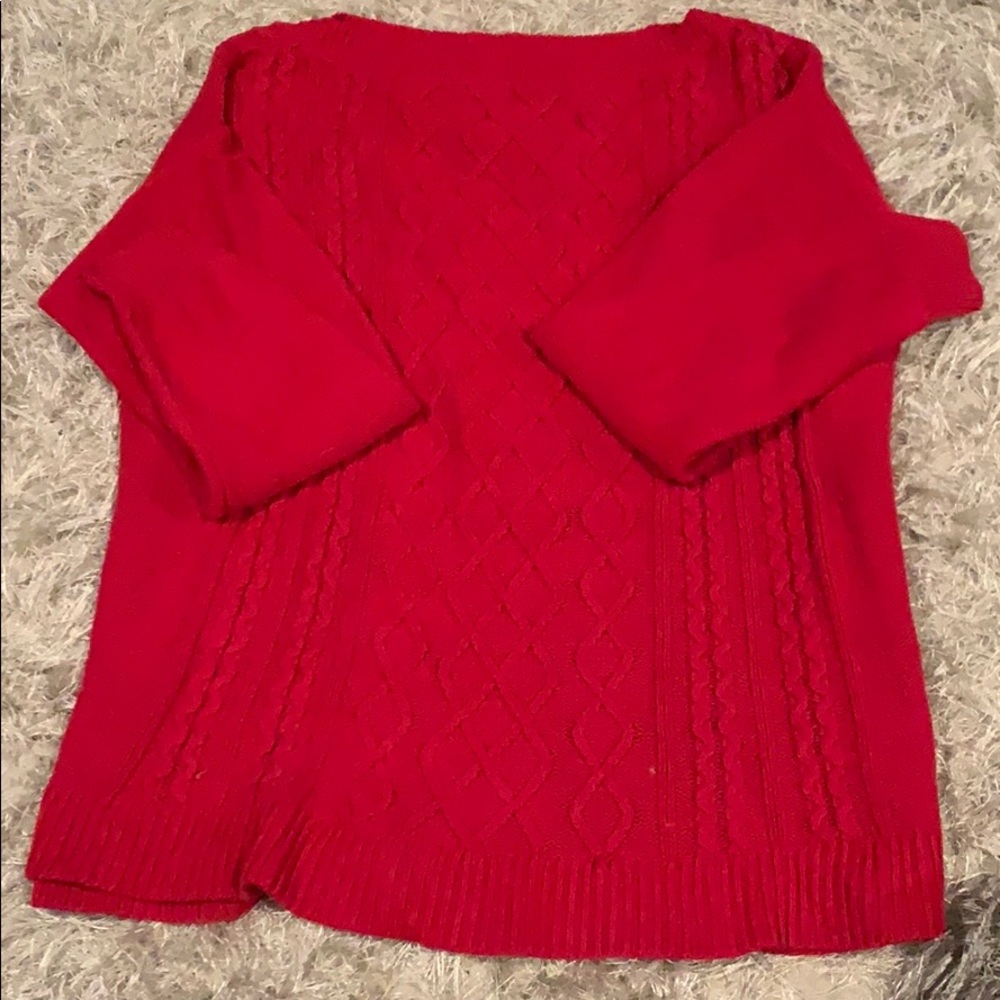 Chaps red sweater